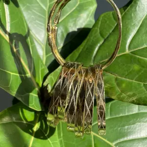 Square Threaded Stacking Cuff Bangles