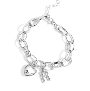 Guess Now Its INITIAL - R  Bracelet