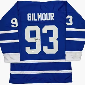 Autographed/Signed Doug Gilmour Toronto Blue Hockey Jersey JSA COA - Adult & Youth Sizes – Ice Hockey Fan Gear In All Colors