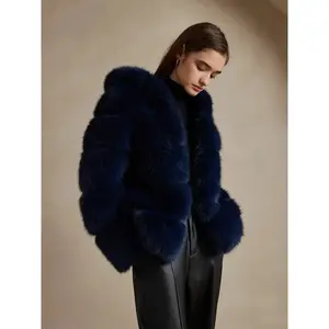 Eco-Friendly Faux Fur Hooded Jacket for Women, Stylish Warm Outerwear, Comfortable & Fashionable Ladies' Winter Clothing