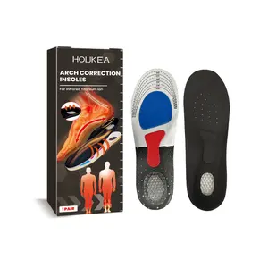 Houkea Foot Correction Insoles Arch Support Insoles Non-slip Wear-resistant Foot Posture Correction Insoles