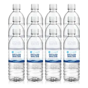 Snugell Bottled Distilled Water for Everyday Use (12-Pack, 16.9 oz Each) – Ultra-Filtered, Pure, and Safe – BPA-Free – Everyday Use – Made in USA