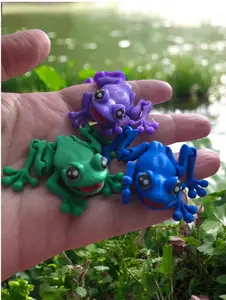 3D Printed Fridge Frogs – Ribbit & Stick It!