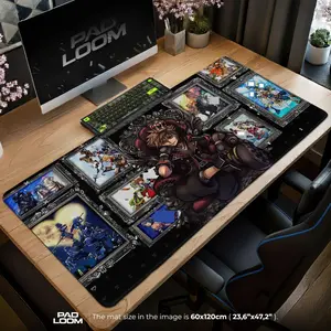 Kingdom Hearts Mouse Pad Keyblade Legacy Mousepad for Gaming and Office Use