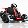 Hikole Electric Drift Go-Kart for Ages 6-12 (Up to 14Yrs) – Toys for Boys, Teen Boy Gifts Outdoors, 24V 10AH 300*2W Dual Motor Ride-On, 130LBS Capacity, Iron Frame, Real EVA Tires, 4-Position Adjustable Seat, 8.5MPH Top Speed, BT/FM/USB Music