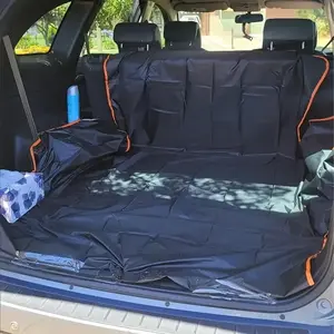 1pc Universal Fit Waterproof PVC Cargo Liner with Elastic Straps - Durable Car Trunk Protector Accessory for Vehicle Back Protection, Waterproof Trunk Seat Cover for Back Cargo Area Universal