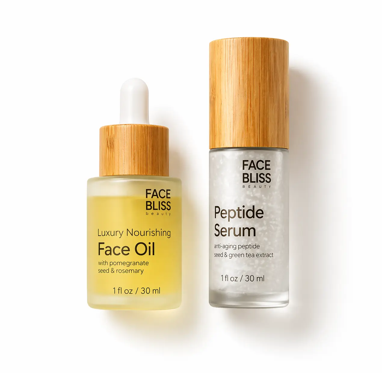 Luxury Nourishing Face Oil + Peptide Serum Bundle