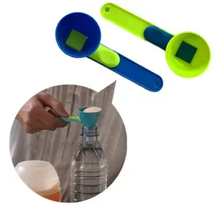 Powder Funnel Scoop - High Quality Scoop for Pre Workout Creatine Protein Powder Formula Smoothie Kitchen Utensils BPA Free Plastic 2 TBL -RR