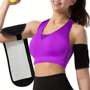 2-Pack Sweat Arm Sleeves, Arm Shaping Sleeve Guards, Workout Fitness Yoga Sauna Sweat Arm Bands, Exercise Arm Support Gear