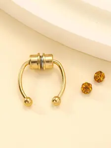 No need for perforated double headed diamond studded nose rings, Nose Piercing Jewelry, suitable for daily wear, vacation dates, and other occasions, it is also a surprising and exquisite small gift