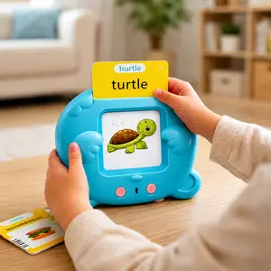 Montessori Talking Flash Cards for Toddlers 1-6, 112 Double-Sided Cards with 224 Sight Words, Screen-Free Preschool Educational Toy, Pocket Speech Therapy Learning Device, Autism Sensory Toy, Birthday Christmas Gift for Boys Girls Kids