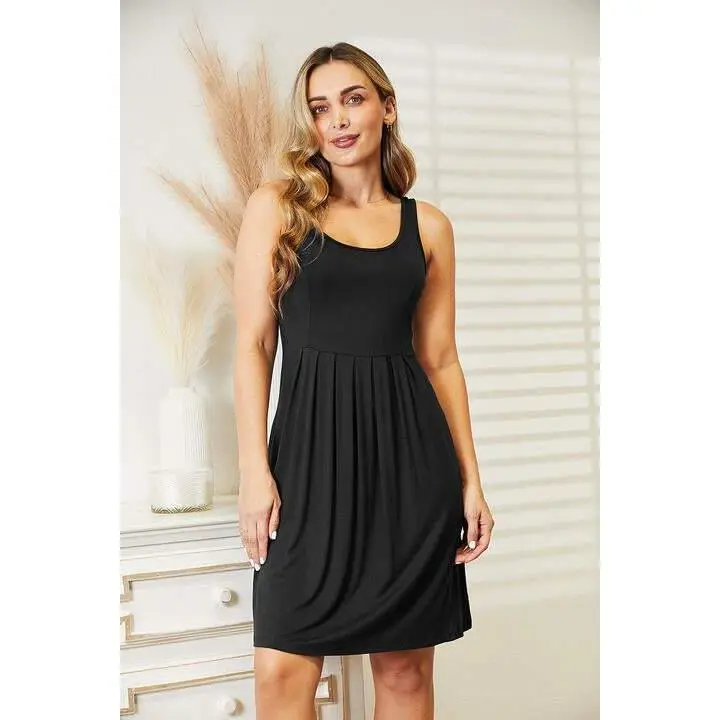 Ninexis Full Size Round Neck Sleeveless Dress