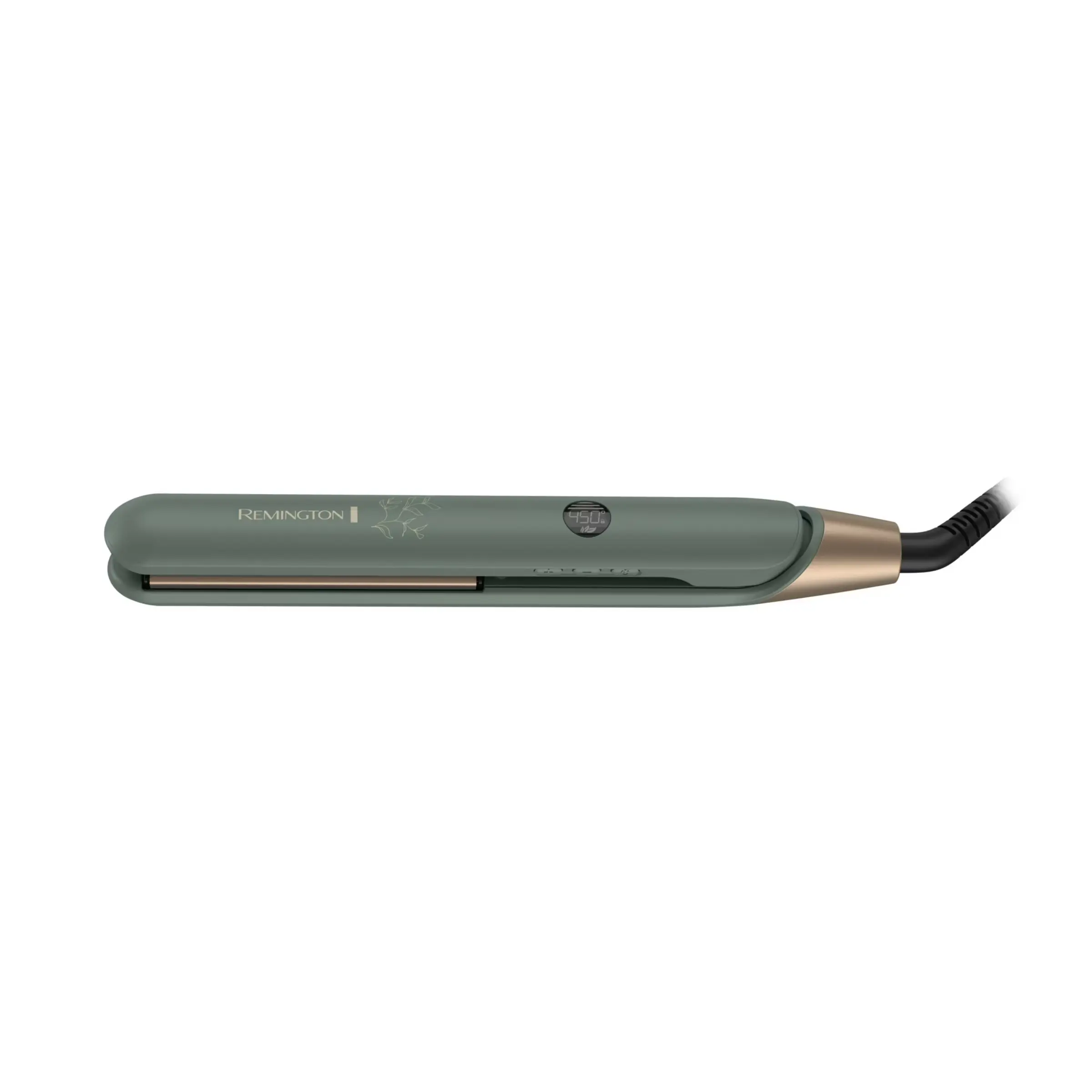 Remington 1" Flat Iron, Ceramic, Micro-Conditioners, BotaniCare Setting, Green