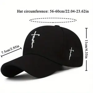 2pcs Black & White Cap Set – Stylish Embroidered Baseball Caps, Durable & Adjustable Headwear for Daily Wear, Sports, Outdoor Activities, and Travel