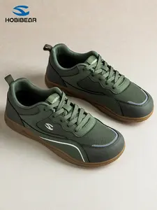 HOBIBEAR Wide Head Shoes Comfortable Spring/autumn Sports Shoes, Breathable Walking Sneakers, PU Leather Sneakers, Soft Soled Sneakers, Low Top Sneakers, Soft Sole, Perfect for Wide Feet and Daily Commute, Casual Sneakers