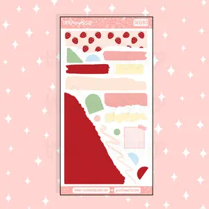 Strawberry Fields Journaling Planner Doodle Sticker | A La Carte