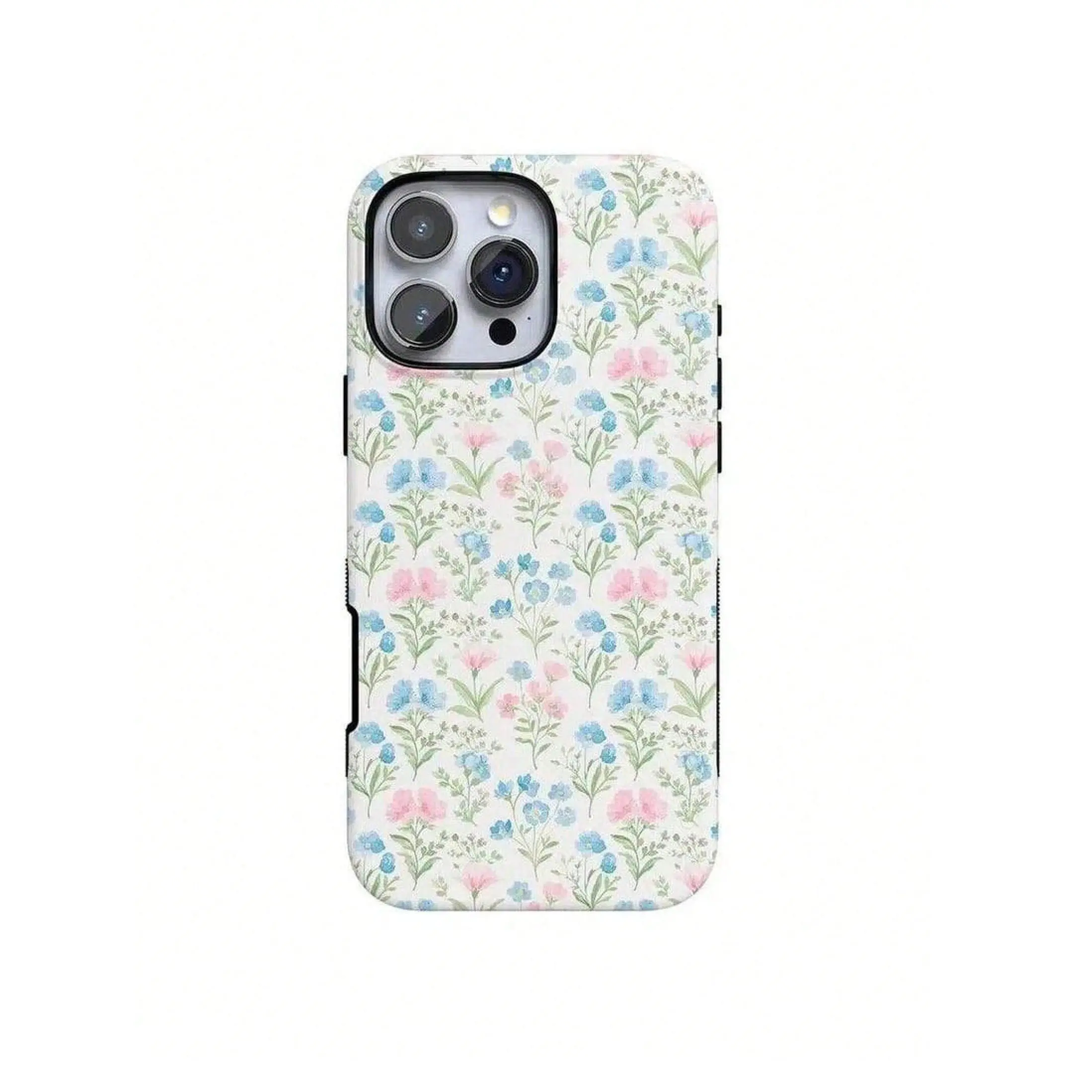 Pastel Garden Sunday Aesthetic iPhone Case with Screen Protector & Fidget Accessory - Local Wireless Protection for iPhone 17 ProMax, 17 Air, 16, 15, 14, 13, 12, 11 Pro Max, X, XR, XS Max, 8 Plus, 7 Plus, Accessories