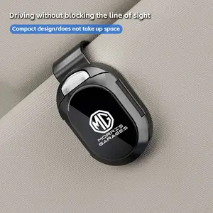 Car Sunshade Sunglass Holder Clip, Ticket Clip, Sunglasses Organizer, Car Storage Organizer for Mg Zs Hs Mg4 Ev Mg5 Cyberster Mg7 Mg3 Cyber X G50 Phev Gt Trophy