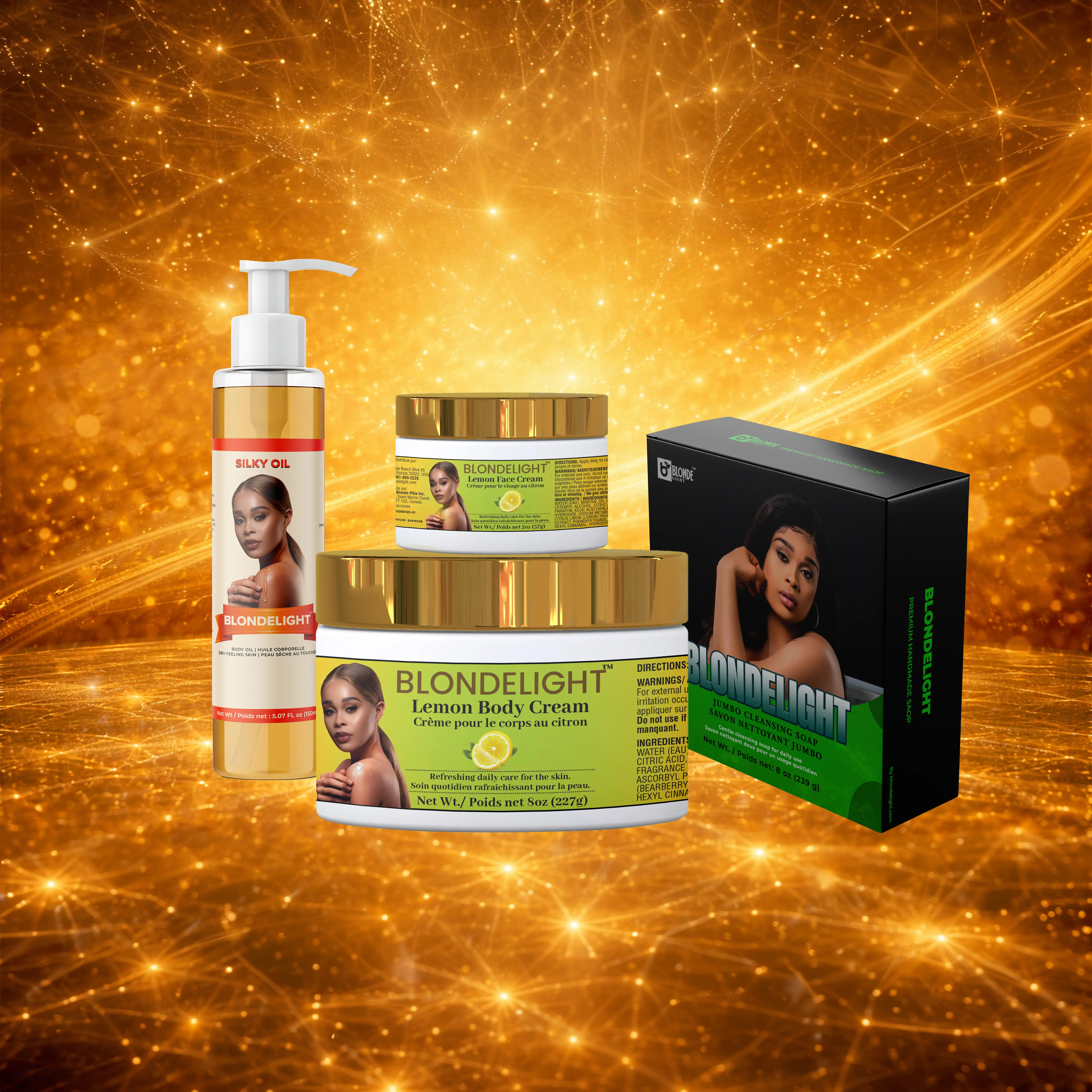 Po Filange – Lemon Daily Care Set (4-Piece)