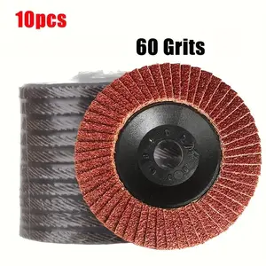 4-Inch 60 Grit Grinding Disc, Abrasive Tool for Metal Rust Removal and Polishing, Metal Surface, Metalworking, DIY Durability Power Tool Accessories, Abrasive Quality