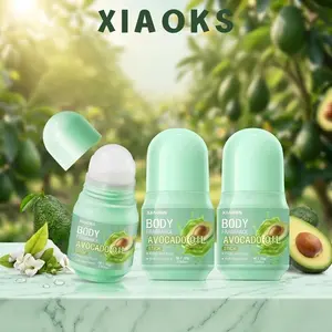 [Value Pack]XIAOKS Natural Avocado Oil & Mint Body Aroma Stick | (Buy 2 Get 1 FREE) - 3-Pcs37°C Body Temperature Activated Long Lasting Solid Fragrance Stick for Women & Men, 50g All Body Deodorant Body Deodorizing Spray Body Care Hydrating