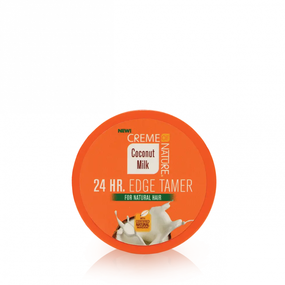 Cream of Nature Coconut Milk 24-Hour Edge Tamer Hair Styling Gel, 2.25 oz - Smooth, Hydrating Haircare Beauty Products