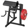 Bicep Tricep Curl Machine, 250LBS Plate Loaded Bicep Curls and Tricep Extension Machine, 2 in 1 Exercise Equipment for Home Gym Workout Station