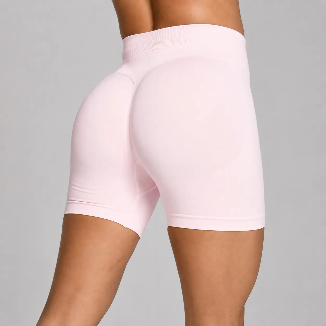 OUFALI Gym Shorts Impact 4.5" Women Workout Scrunch Butt Lifting Gym Seamless Shorts