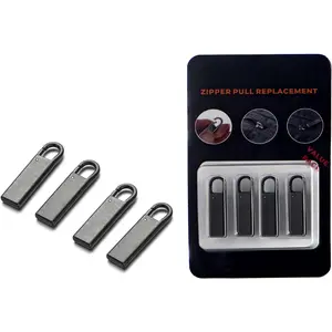 Zipper Pull Replacement Metal Zipper Handle Mend Fixer for Luggage Suitcases Bags