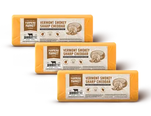Vermont Smokey Sharp Cheddar Cheese 3-Pack