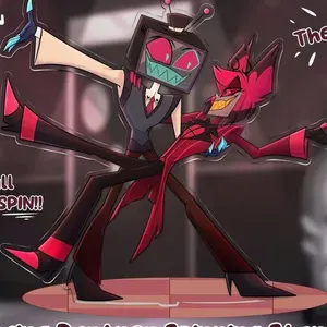Hazbin Hotel RadioStatic Dancing Partner Standee