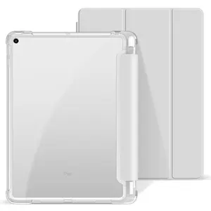 Compatible with iPad (A16) 11/10/9/8 generation protective case (2025/2023/2022/2018 10.9/10.2 inches) mini 4 6 transparent, convenient magnetic attachment, two-way tri-fold stand, lightweight protection, automatic sleep/wake, rebound series, Black
