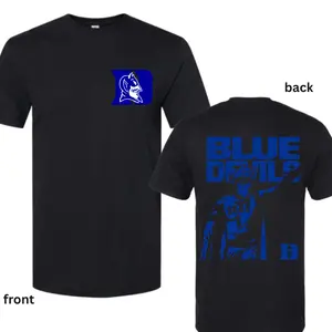 Duke Basketball T-Shirt, College Sports Graphic Tee,Fan Shirt, Game Day Streetwear Apparel for Men Women Fans