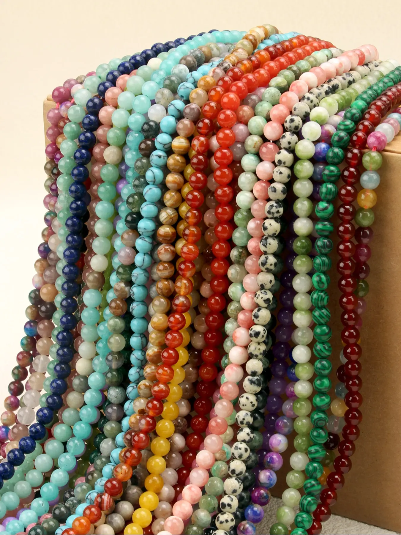 6mm Natural Crystal gemstone String, 15 Inch Jade Beads for Jewelry Making, High Quality Handmade Materials, Beading Supplies, Seed Beads, Diy Beads, Diy Beading, Beads And Accessories