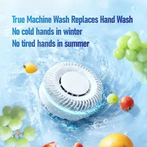 Smart Induction Fruit and Vegetable Washer - Chemical-Free Rotating Food Washer for Fresh Produce - Ideal Gift for Kitchen Essentials 2026