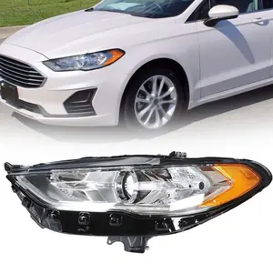 Halogen W/ LED DRL Headlamp Headlight Driver Left Side For Ford Fusion 2017-2019
