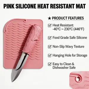 1Pcs Silicone Heat Resistant Mats - Professional Countertop Protector For Curling Irons, Flat Irons & Hair Styling Tools