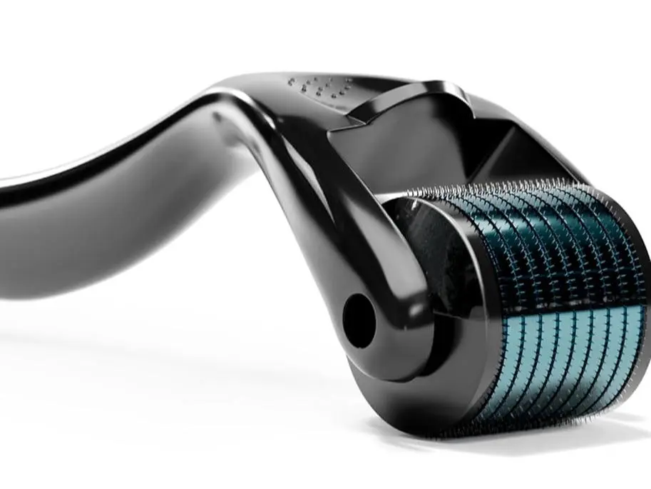 Derma Roller for Hair Growth with 540 Titanium Needles - 0.25mm Scalp Massager for Face, Beard, and Body Care for Men & Women, Hair/Scalp, Hair Growth Massage Devices