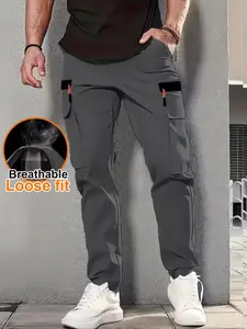 Men's Casual Pants, Fashionable Workwear Trousers, Trendy Korean Style, Comfortable Daily Wear, Stylish Men's Clothing