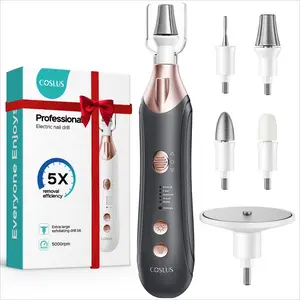 COSLUS C43 Electric Callus Remover: 5-in-1 Multifunctional,Upgraded Sapphire Grinding Wheel,Portable Foot Care Tool,Waterproof Foot Grinder,Rechargeable Foot Care Kit.Removes Dead Skin,Hard Skin,Dry Calluses,Thick Nails,Stubborn Foot Corns,Diy Manicure