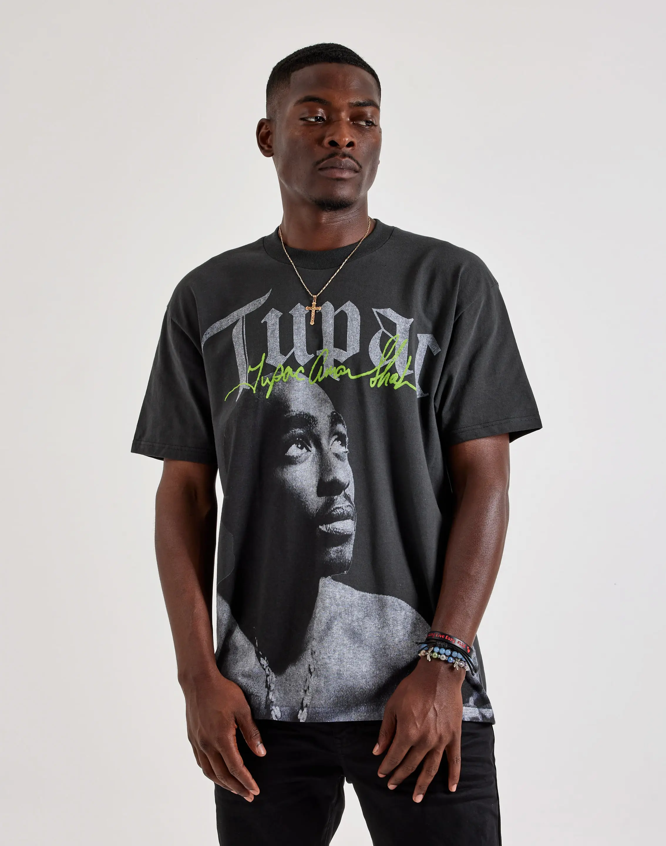 Mens Philcos Tupac Signature Tee Mens Philcos Tupac Signature Tee