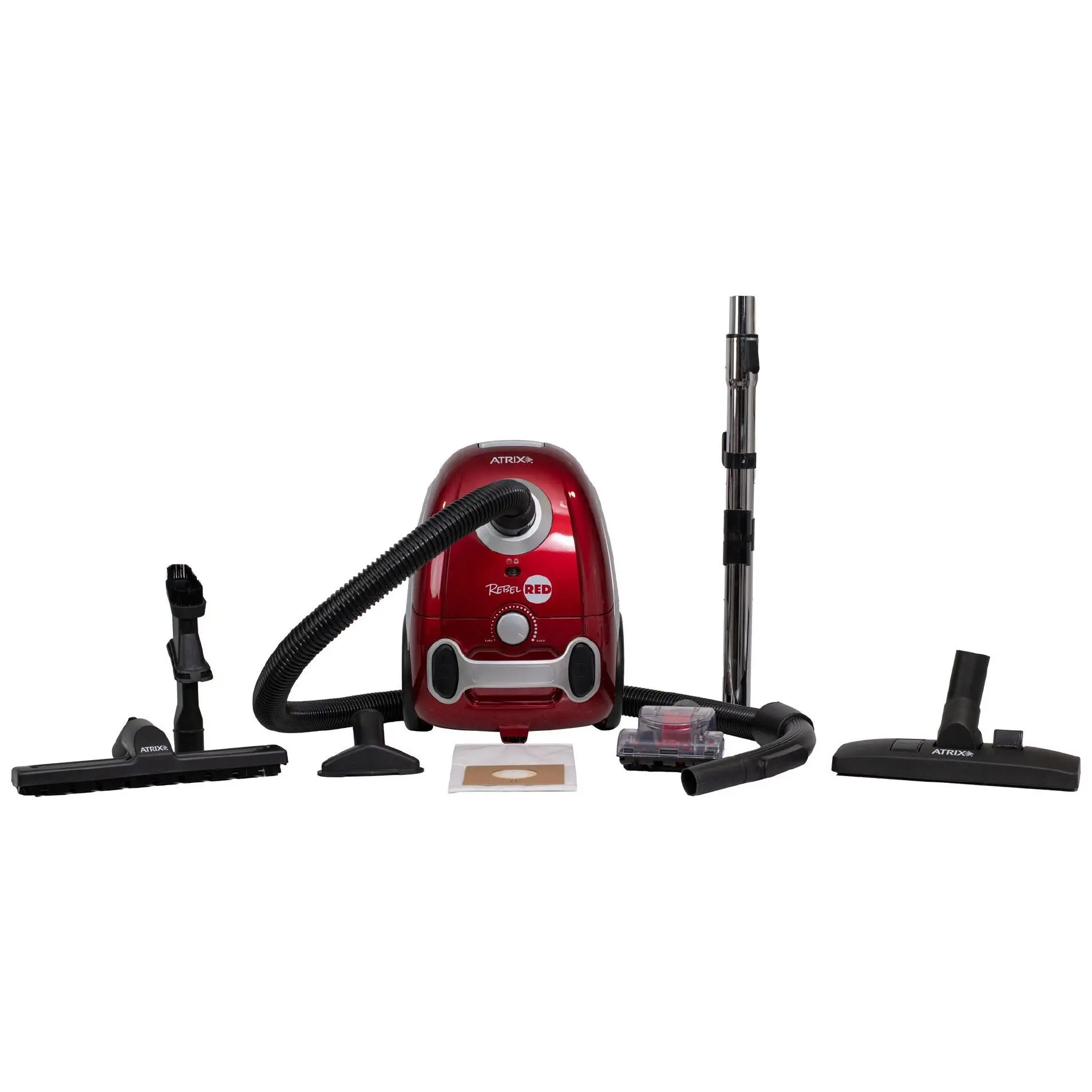 Atrix Rebel Red Vacuum with HEPA Filtration Atrix Rebel Red Vacuum with HEPA Filtration