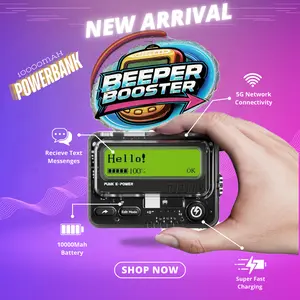 Beeper Booster new fast charge mobile phone charging treasure large capacity small portable 10000 MA flash charge typec output