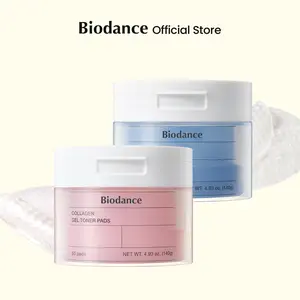 [Biodance Official] Valentine Gifts | Collagen&Ceranol Gel Toner Pads DuoㅣToner Pads Bundle, Jelly Toner Pads, Firming, Tightening, Hydrating (60ea*2)