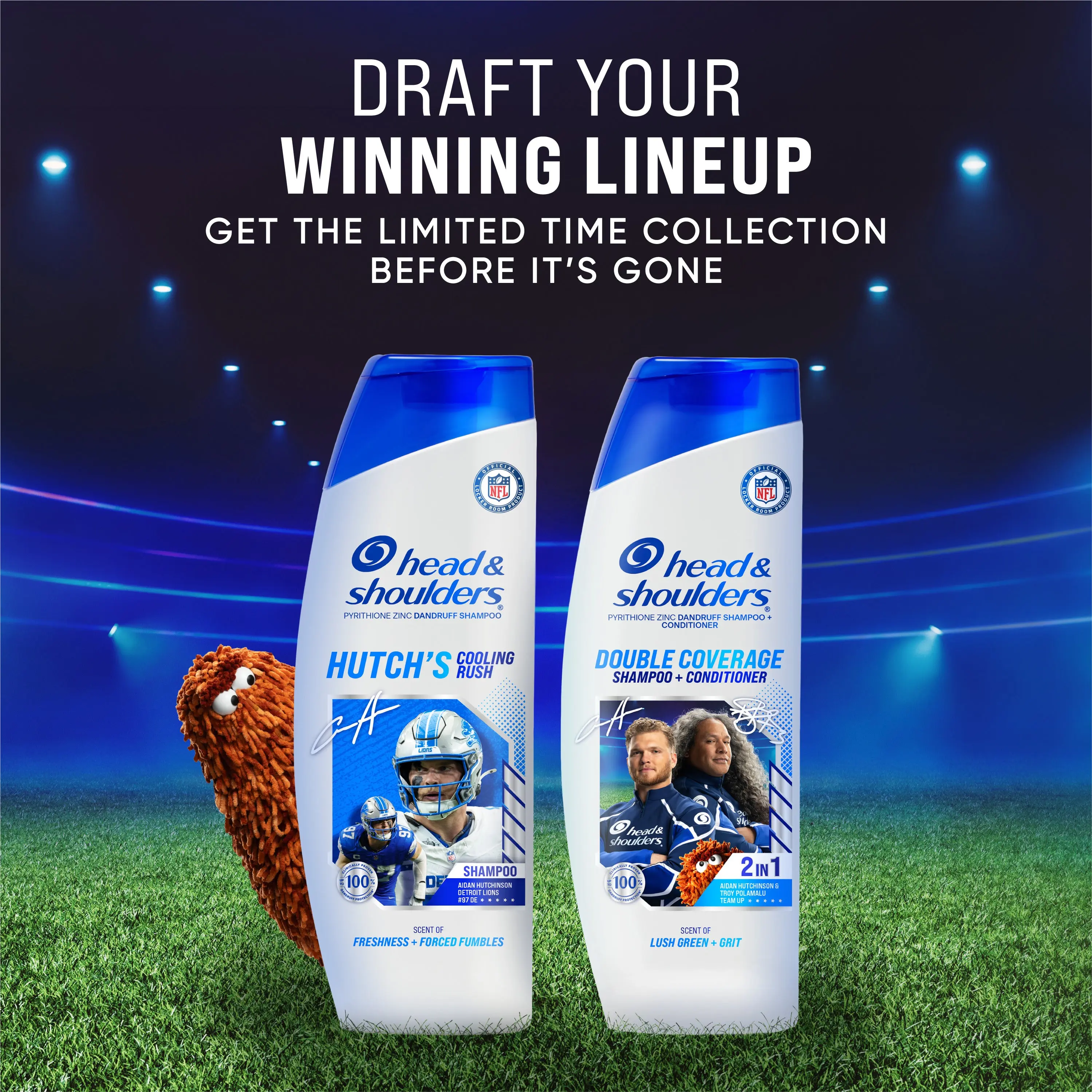 Limited Edition NFL Collection – Hutch's Cooling Rush & Double Coverage | 4-Pack