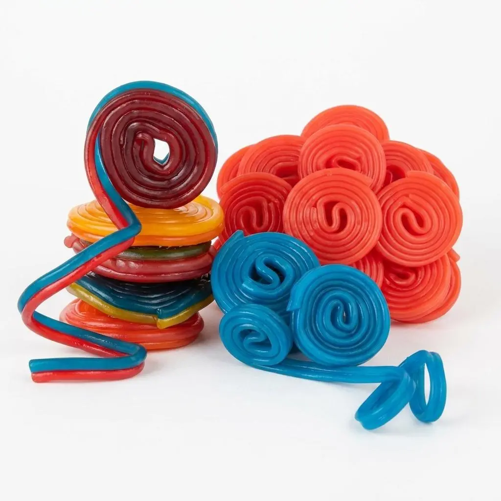 Licorice Wheels Candy | Strawberry, Blue Raspberry & Dual-Flavor Licorice Wheels ( Select your Favorite)
