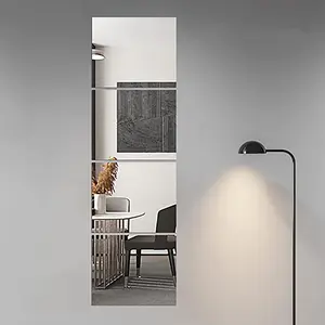 Wall Mounted Dressing Mirror, Self-adhesive High-definition Full-length, Decorative Sticker for Home Bedroom Living Room, Ornaments, Room Decor Ideas, Wall Hanging Mirror, Full Body Mirror