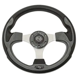 Carbon Fiber Rally Golf Cart Steering Wheel - 12.5"