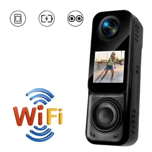 2k Ski Action Camera, Panoramic Shooting, Clear Audio and Video, 8x Zoom, WiFi Sync, Portable Camcorder for Snowboarding and Video Recording