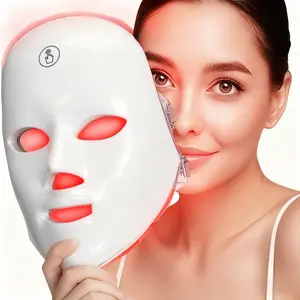 2026 New LED Facial Skincare Mask, Seven Color LED Beauty Instrument, Rechargeable Beauty Mask, Home Use Photon Therapy Mask, Face Mask Glowing Skin, Led Light Mask